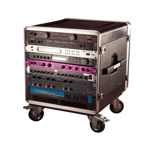 Gator GRC - BASE - 10 Molded PE Audio Console Rack 10U 21inch Deep w/ Casters (488493) - Gsus4
