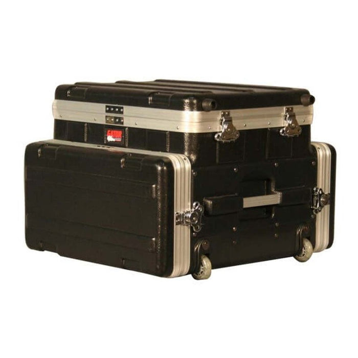Gator GRC - STUDIO4GO - W Molded PE Audio Rack Laptop / Mixer Over 4U w/ Wheels (488495) - Gsus4