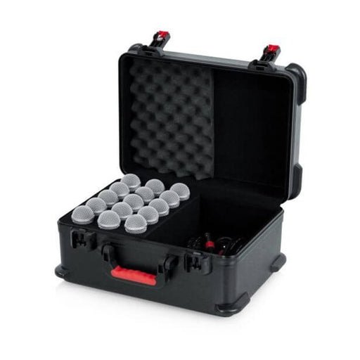 Gator GTSA - MIC15 TSA Molded PE Microphone Case (Holds 15x Mics) (488354) - Gsus4