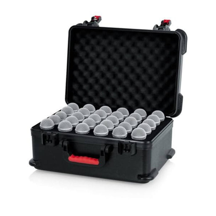 Gator GTSA - MIC30 TSA Molded PE Microphone Case (Holds 30x Mics) (488355) - Gsus4