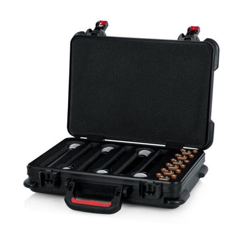 Gator GTSA - MICW6 TSA Molded PE Wireless Microphone Case (Holds 6x Mics) (488356) - Gsus4