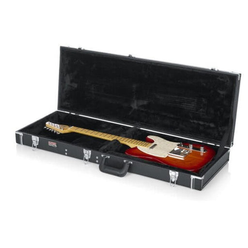 Gator GW - ELECTRIC Deluxe Wood Case for Electric Guitar (488159) - Gsus4