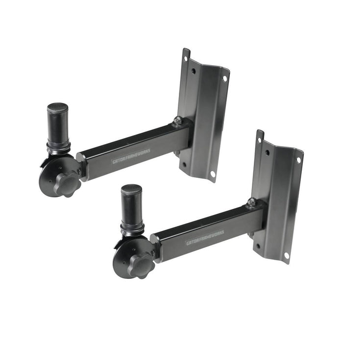 Gator RI - SPK - WM50 Adjustable Wall - Mount Speaker Stand Brackets (489702) - Gsus4