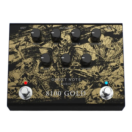 Ghost Note Audio 8100 Gold Preamp Pedal based on Marshall Valvestate Amp (GN-8100) - Gsus4