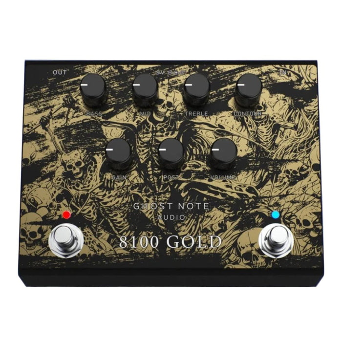 Ghost Note Audio 8100 Gold Preamp Pedal based on Marshall Valvestate Amp (GN-8100) - Gsus4