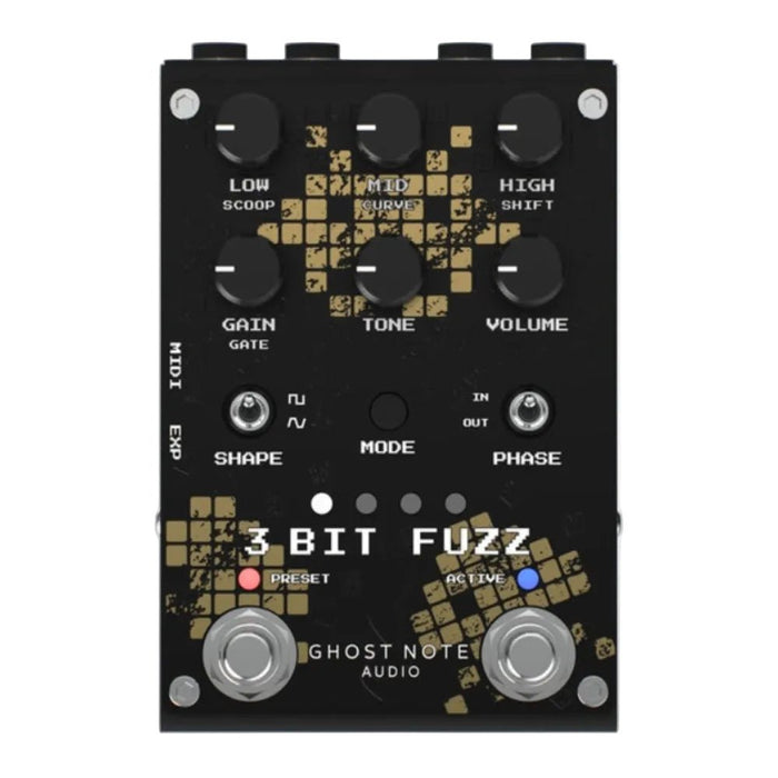 Ghost Note Audio Daedalus Effects 3 BIT FUZZ Fuzz & Bitcrush Pedal (GN-3BF) - Gsus4