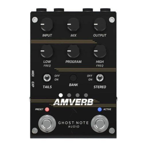 Ghost Note Audio Daedalus Effects AMVERB Stereo Reverb Pedal (GN-AMVERB) - Gsus4