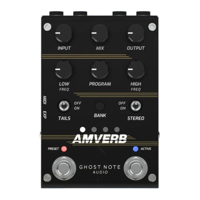 Ghost Note Audio Daedalus Effects AMVERB Stereo Reverb Pedal (GN-AMVERB) - Gsus4