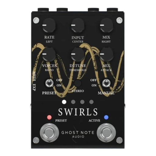 Ghost Note Audio Daedalus Effects SWIRLS Tri-Stereo Chorus + Pitch Shifter + VCA Compressor Pedal (GN-SWIRLS) - Gsus4