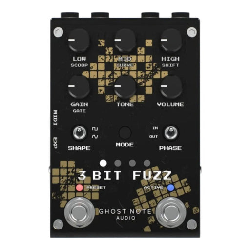 Ghost Note Audio Daedalus Faceplates - 3 BIT FUZZ (Faceplate Only) (GN-FACEPLATE-3BF) - Gsus4