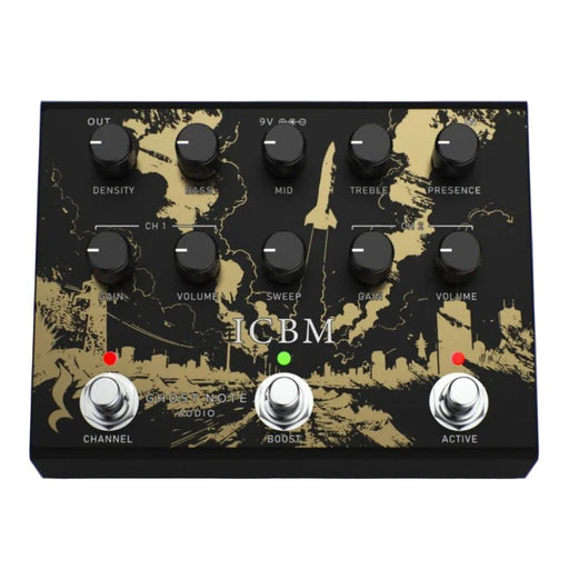 Ghost Note Audio ICBM Preamp Pedal based on Randall Warhead X2 Amp (GN-ICBM) - Gsus4
