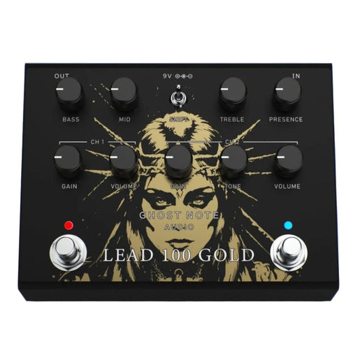 Ghost Note Audio LEAD 100 GOLD Preamp Pedal based on Marshall Lead 100 MOSFET Amp (GN-LEAD100) - Gsus4