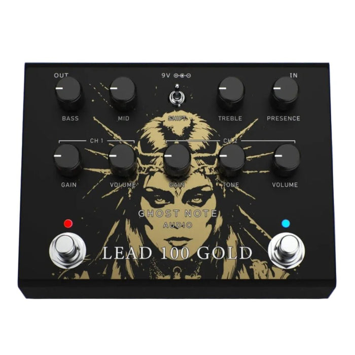 Ghost Note Audio LEAD 100 GOLD Preamp Pedal based on Marshall Lead 100 MOSFET Amp (GN-LEAD100) - Gsus4
