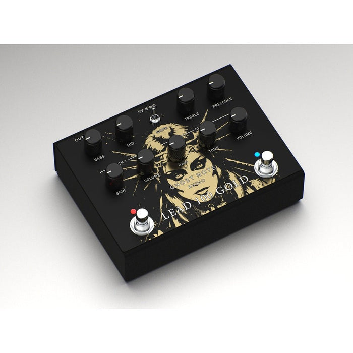 Ghost Note Audio LEAD 100 GOLD Preamp Pedal based on Marshall Lead 100 MOSFET Amp (GN-LEAD100) - Gsus4