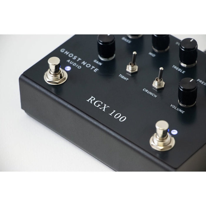 Ghost Note Audio RGX 100 (Black) Preamp Pedal based on Randall RG100ES Amp (GN-RGX100BK) - Gsus4