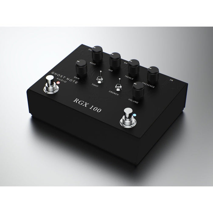 Ghost Note Audio RGX 100 (Black) Preamp Pedal based on Randall RG100ES Amp (GN-RGX100BK) - Gsus4