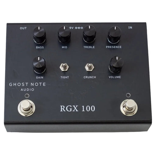 Ghost Note Audio RGX 100 (Black) Preamp Pedal based on Randall RG100ES Amp (GN-RGX100BK) - Gsus4
