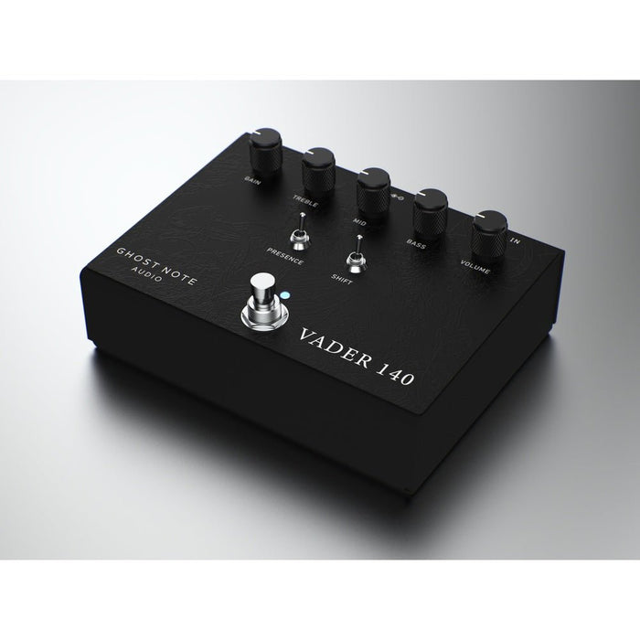 Ghost Note Audio VADER 140 (Black) Preamp Pedal based on Ampeg VH-140C (GN-VADER140BK) - Gsus4