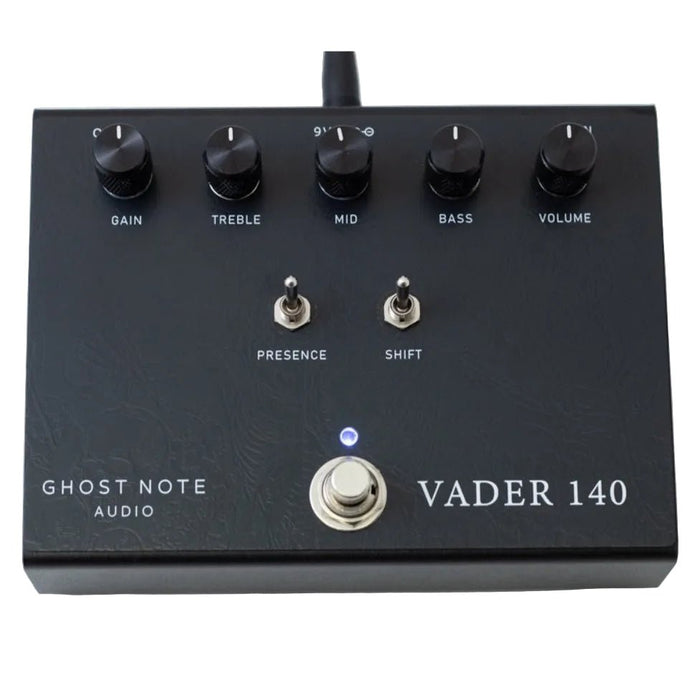 Ghost Note Audio VADER 140 (Black) Preamp Pedal based on Ampeg VH-140C (GN-VADER140BK) - Gsus4