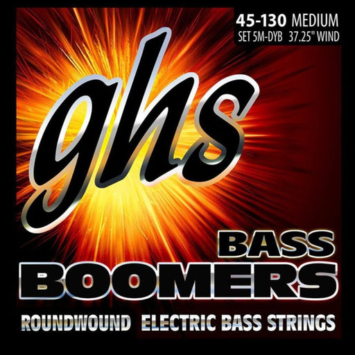 GHS | 5M - DYB | Bass Boomers | Bass 5 - String | Roundwound | Med 45 - 130 (751168) - Gsus4