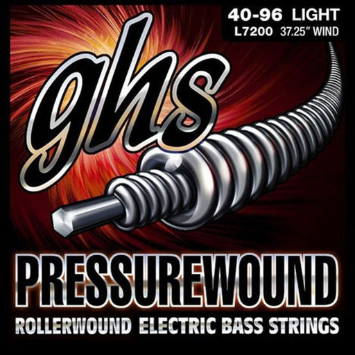 GHS | L7200 | PressureWound | Bass 4 - String | Light 40 - 96 (751206) - Gsus4