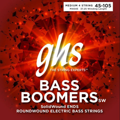 GHS | M4045 | Bass Boomers | Bass 4 - String | Solid Wound | Med 45 - 105 (752980) - Gsus4
