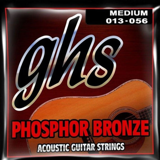 GHS | S335 | Acoustic Guitar Strings | Phosphor Bronze | Med 13 - 56 (751259) - Gsus4