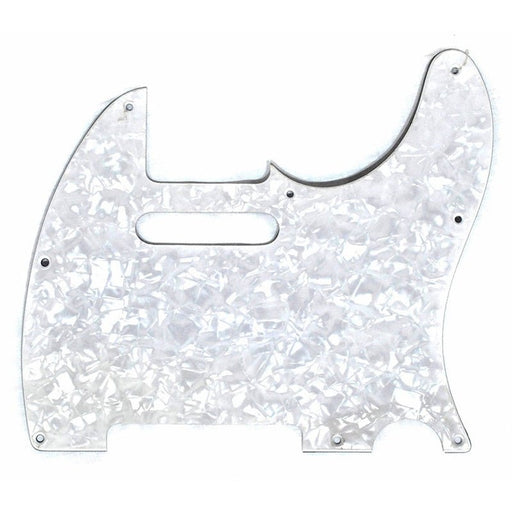 Gotoh 3-Ply TL-Style Electric Guitar Pickguard in White Pearl (Pk-1) (APG103) - Gsus4