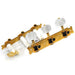 Gotoh 35G620 Classical Guitar Tuning Machines on Decorative Plate in Gold Finish (3+3) (A35G620) - Gsus4