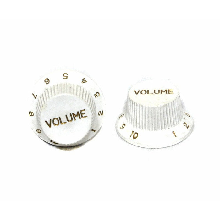Gotoh ABS ST-Style Volume Knobs in White (Pk-2) (AKW240V) - Gsus4