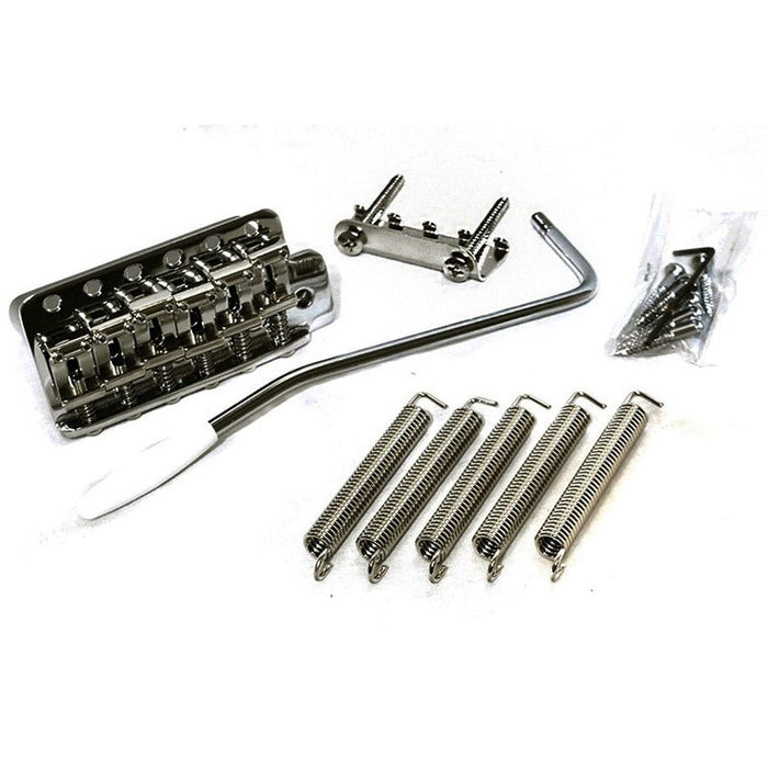 Gotoh GE101T Vintage 6-point Tremolo Bridge in Black Chrome Finish (AGE101TB) - Gsus4
