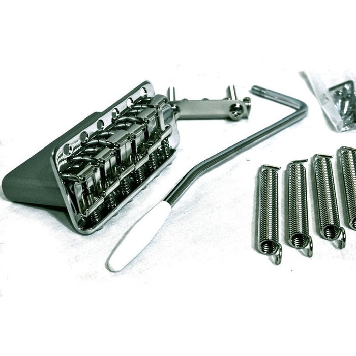 Gotoh GE101T Vintage 6-point Tremolo Bridge in Black Chrome Finish (AGE101TB) - Gsus4