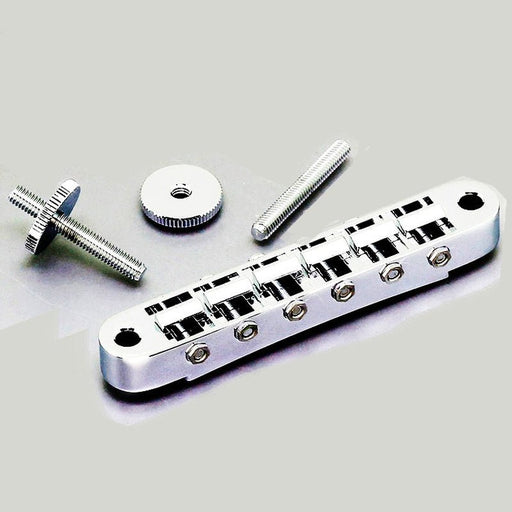 Gotoh GE103B Tune-O-Matic Electric Guitar Bridge (Nashville) in Chrome Finish (AGE103BC) - Gsus4