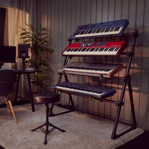 Mks Multi Key Gravity | GKSMKS01B | Multi Tiers Keyboard Stand | Up to 4x Keyboards ...