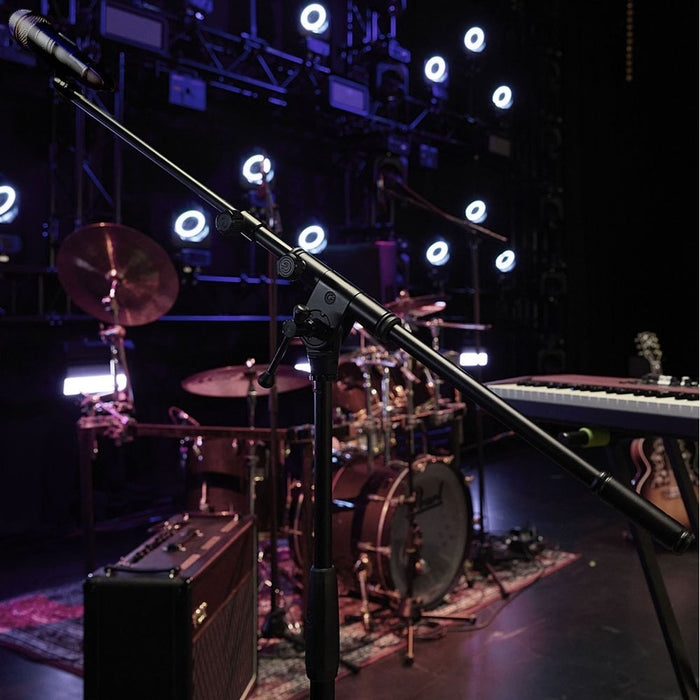 Gravity | GTMS4332B | Touring Series | Tripod Mic Stand | w/ Ext Boom & T - BAR (GRA - GTMS4332B) - Gsus4