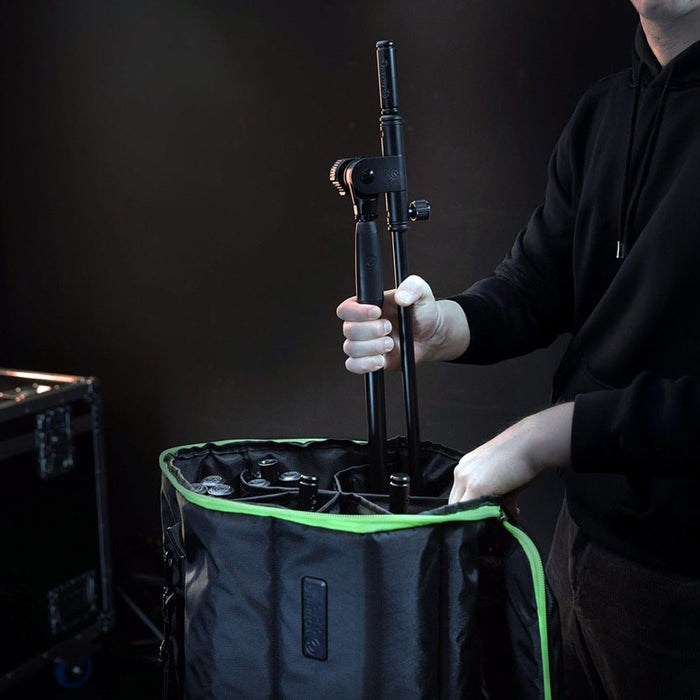 Gravity | TBGMS6B | Touring Bag w/ Wheels | For 6x Microphone Stands (GRA - GTBGMS6B) - Gsus4