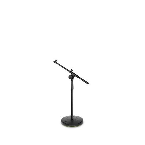 Gravity | TMS2222 | Touring Series | Short Microphone Stand | w/ Round Base & 2 - Point Adjustment Telescoping Boom (GRA - GTMS2222) - Gsus4