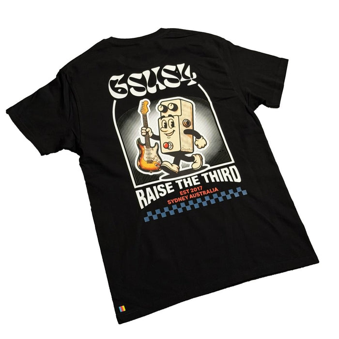 Gsus4 Merch | T-Shirt | "Raise The Third" Mascot | Black () - Gsus4
