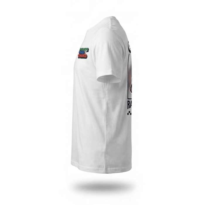 Gsus4 Merch | T-Shirt | "Raise The Third" Mascot | White (Gsus4-RT3) - Gsus4