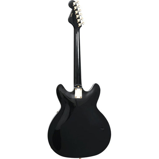 Hagstrom 67' Viking II Semi-Hollow Guitar in Black Gloss (HSVIK67BLK) - Gsus4