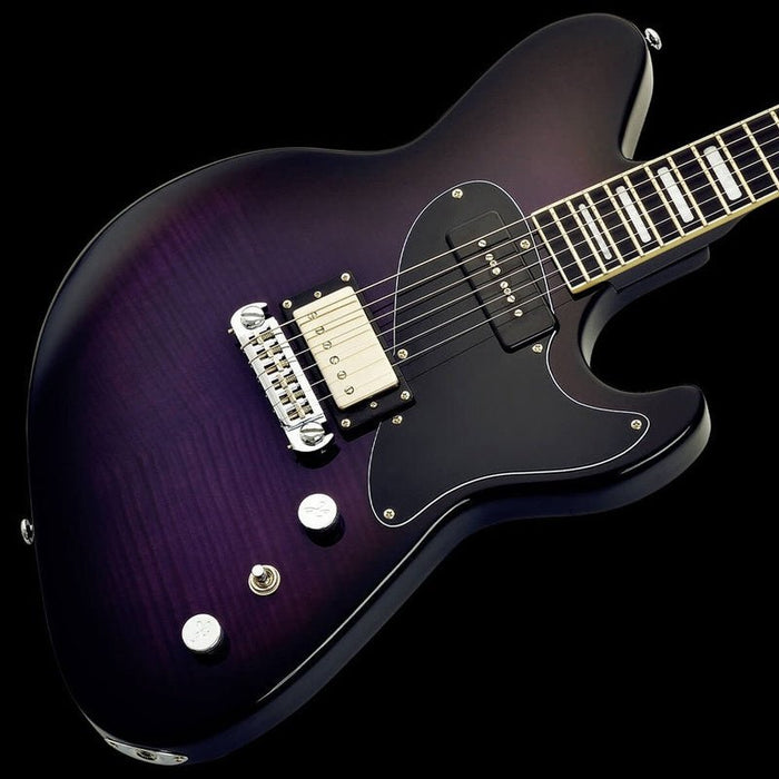 Hagstrom Adina Electric Guitar in Purple Burst Gloss (HSADINAPRB) - Gsus4