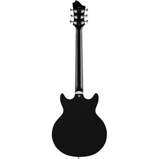 Hagstrom Alvar Semi-Hollow Guitar in Black Gloss (HSALVBLK) - Gsus4
