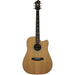 Hagstrom Elfdalia II Series Dreadnought AC/EL Guitar with Cutaway in Natural (HSELDRE2CE) - Gsus4