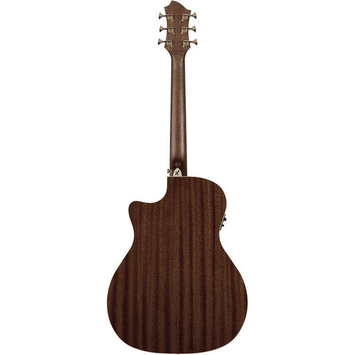 Hagstrom Elfdalia II Series Grand Auditorium AC/EL Guitar with Cutaway in Natural (HSELGRA2CE) - Gsus4