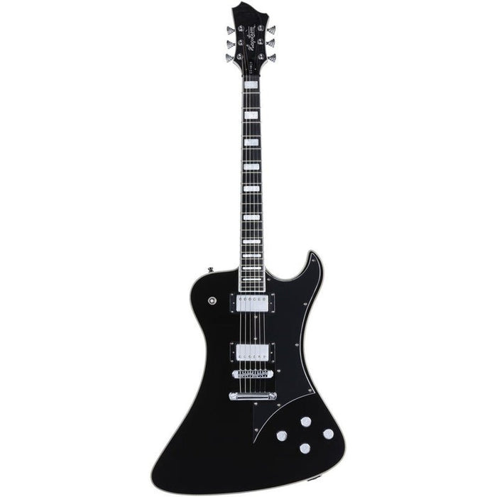 Hagstrom Fantomen Custom Guitar in Black Gloss (HSFANTCUSBLK) - Gsus4