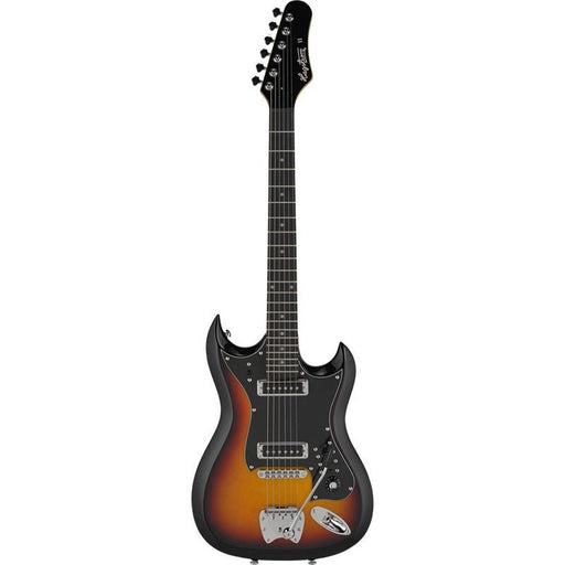Hagstrom H-II Retroscape Guitar in 3 Tone Sunburst (HSHII3SB) - Gsus4