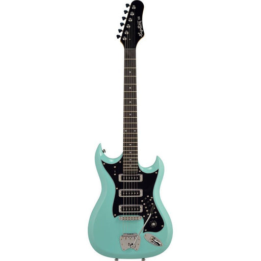 Hagstrom H-III Retroscape Guitar in Aged Sky Blue (HSHIIIABE) - Gsus4