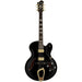 Hagstrom HJ500 Hollow Body Guitar in Black Gloss (HSHJ500BLK) - Gsus4