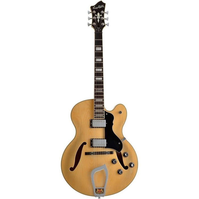 Hagstrom HJ500 Hollow Body Guitar in Natural Gloss (HSHJ500NAT) - Gsus4