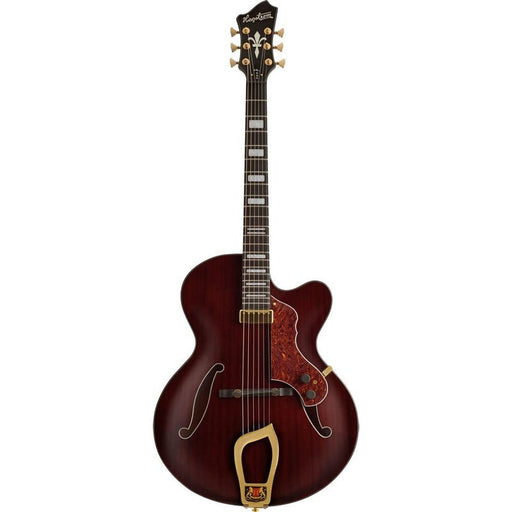Hagstrom HL550 Hollow Body Guitar in Natural Mahogany Gloss (HSHL550NMG) - Gsus4